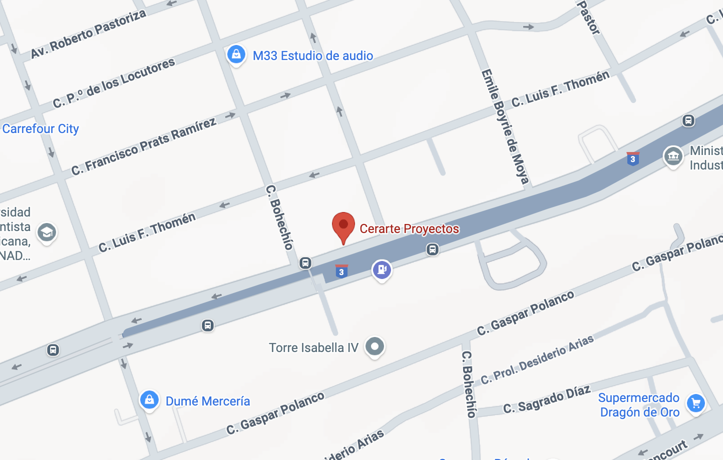 Cerarte Proyectos mapa